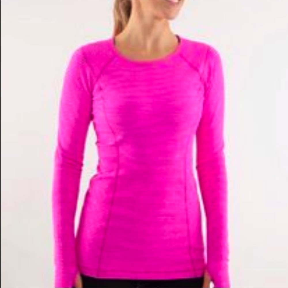 Lululemon Turn Around Paris Pink Reversible Top 10